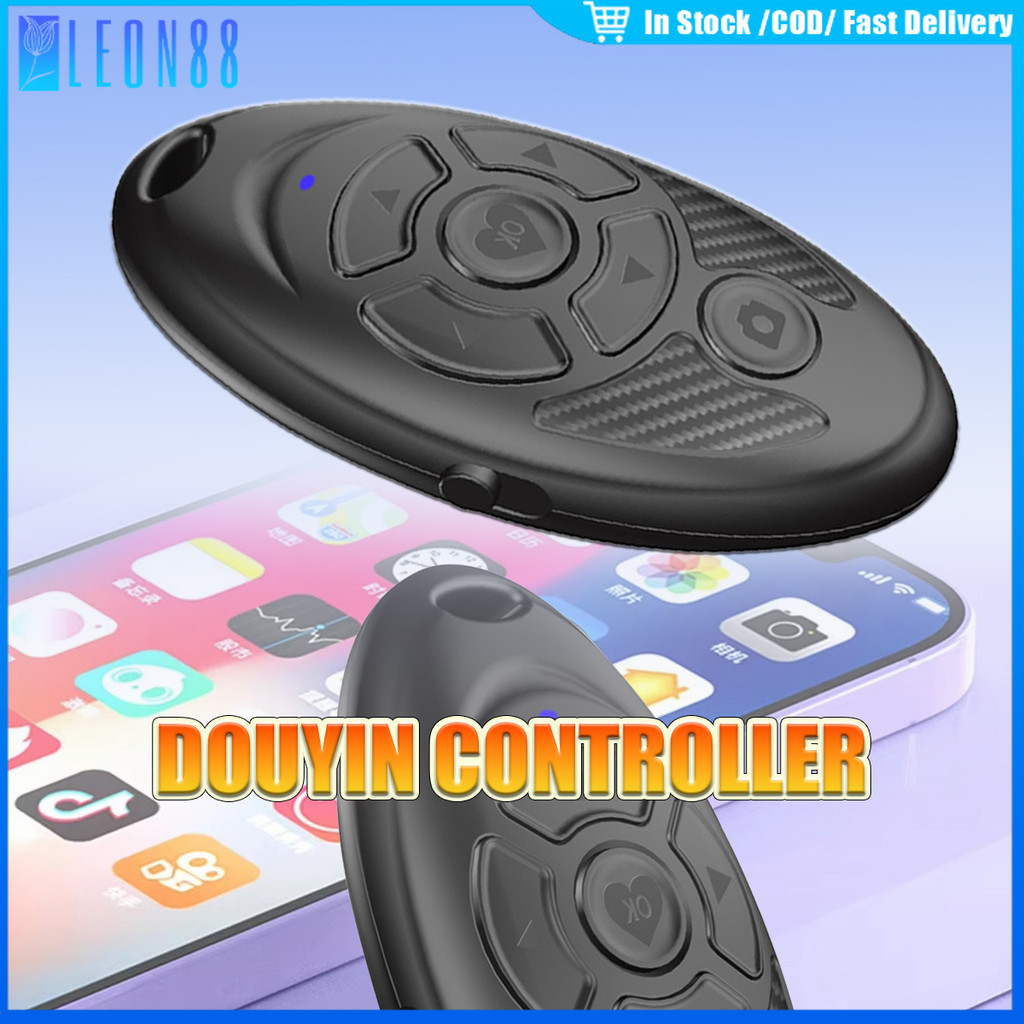 ของมาใหม่！รีโมตคอนโทรลบลูทูธ รีโมทถ่ายรูปเซลฟี สำหรับมือถือ ตัวควบคุมเทอร์เนอร์ Tiktok remote blueto