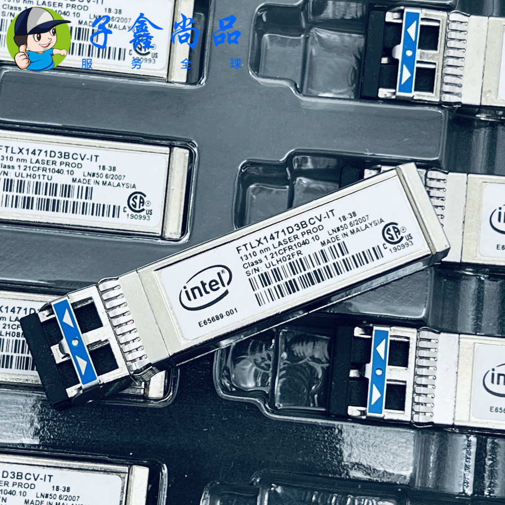 Intel FTLX1471D3BCV-IT 10GB โมดูลเดี่ยว 1310nm LC X520 X710