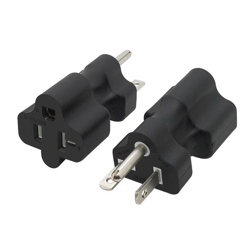 Nema 5-20P ถึง Nema 5-15R American Standard Power Conversion Plug 5-20R สามรูหญิงซ็อกเก็ต Converter