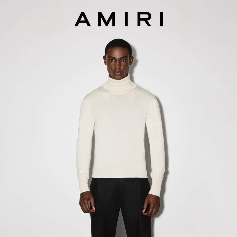 AMIRI 2022 ฤดูหนาว เสื้อกันหนาวผู้ชาย แบบโค่นาทีมีหัวกระต่าย