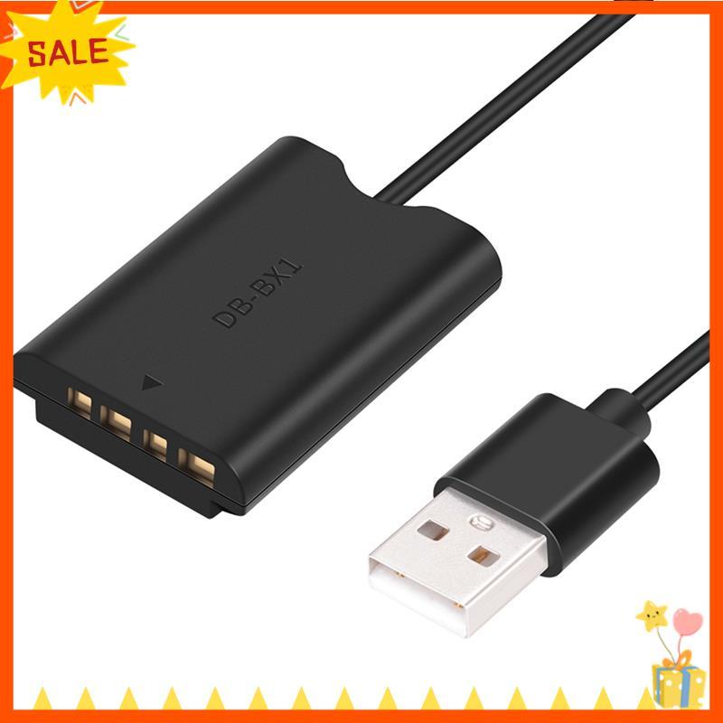 [Fast D]NP-BX1 Dummy Battery พร้อมอะแดปเตอร์ไฟ USB-A DC Coupler ZV-1 RX100 M7 M6 M5 RX1R HX50 HX90 H