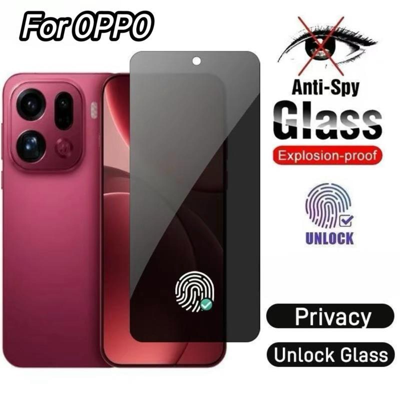 ฟิล์มกระจกกันมอง For OPPO Find X9 X8 ฟิล์มกันรอย กระจกนิรภัย ป้องกันการแอบดู การแอบมอง กระจกป้องกันหน้าจอ ฟิล์มเต็มจอ