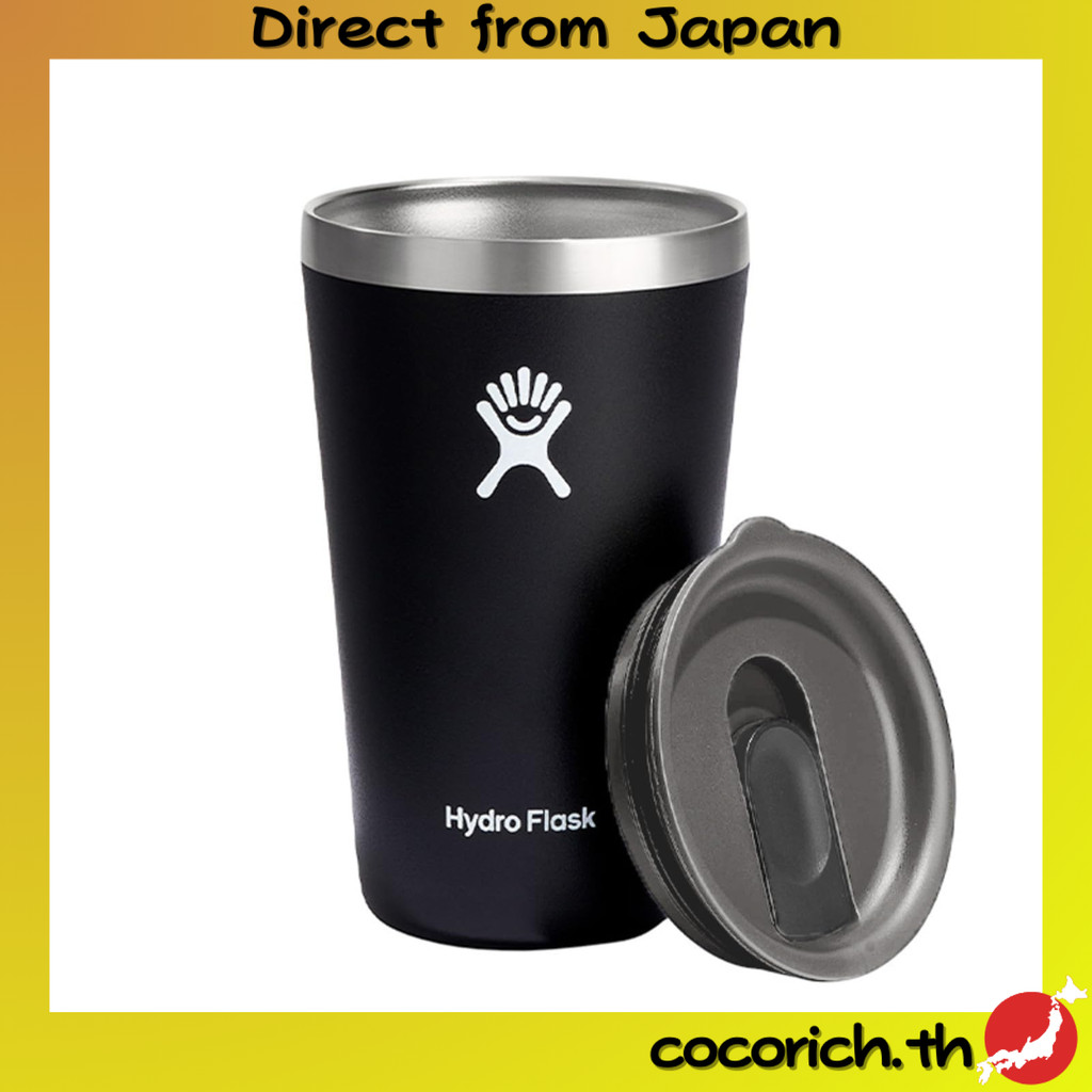 Hydro Flask 16oz (473 มิลลิลิตร) Thermal Mug พกพาสะดวก, ถนอมความเย็นนาน, วัสดุสแตนเลสเบา, ป้องกันการ