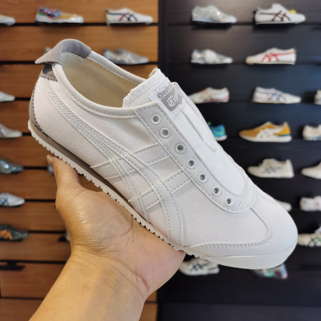 รองเท้ากีฬา Onitsuka MEXICO 66 [ของแท้ 100%] MEXICO66 รองเท้าวิ่งสีดําสําหรับผู้ชายและผู้หญิง