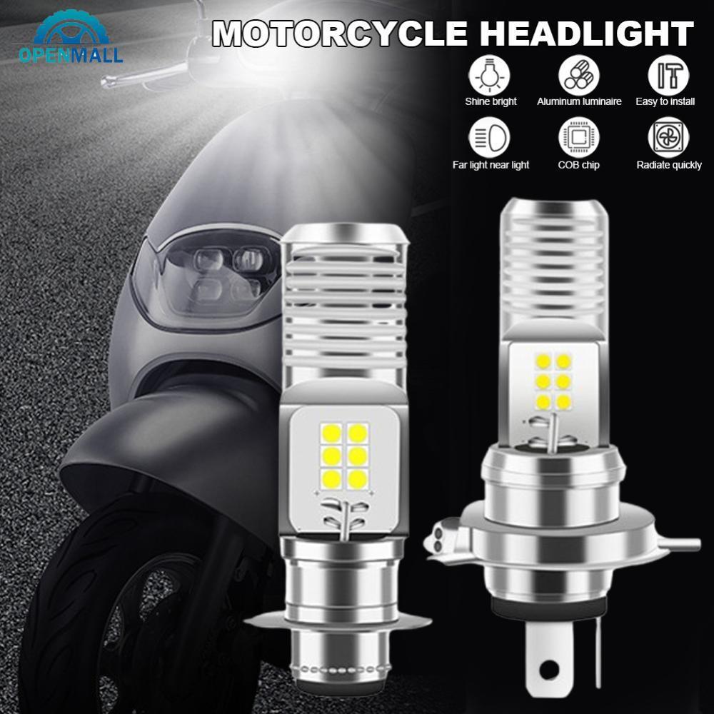 OPENMALL 1 PC P15D H4 LED ไฟหน้ารถจักรยานยนต์ Moto หลอดไฟสําหรับ MotorBike สกู๊ตเตอร์ ATV HeadLamp 9