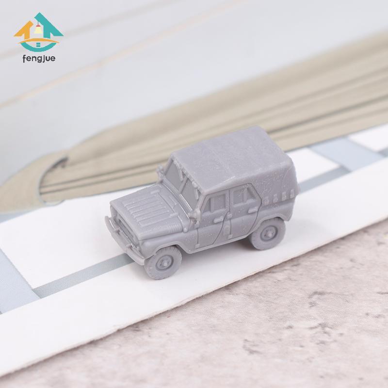 Fengjue 1 PCS 1/144 Scale UAZ-469 4x4 ยูทิลิตี้แสงสีเทารุ่นรถ 3D การพิมพ์ขนาดรุ่น Jeep รุ่น TH