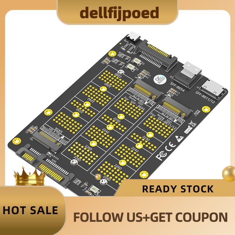 dedellijpoed3 in1 Combo M.2 SSD toSATA อะแดปเตอร์ 3 in1 M.2 SSD NVME NGFF toSATA อะแดปเตอร์ SSD toSF