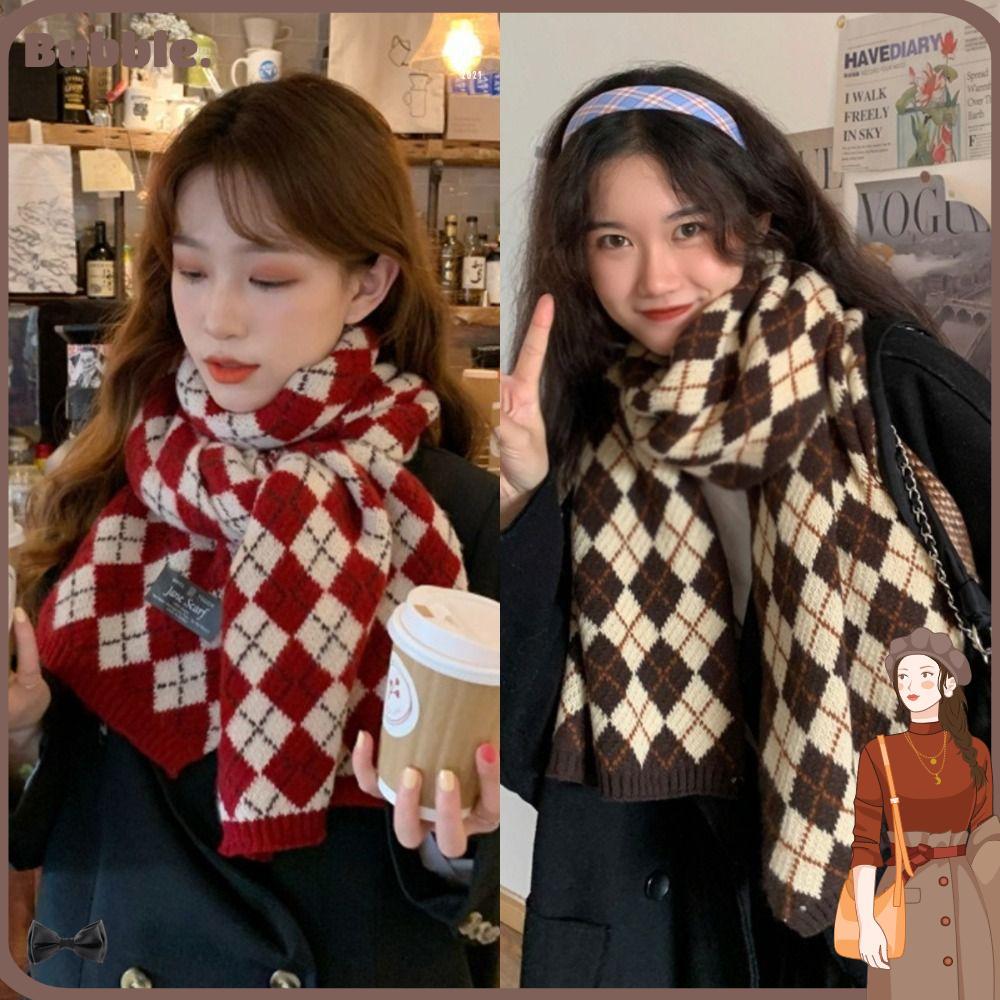 ผ้าพันคอแคชเมียร์ลายสก๊อตนุ่มและหนามาก ให้อบอุ่นในฤดูหนาว เหมาะสำหรับผู้หญิง