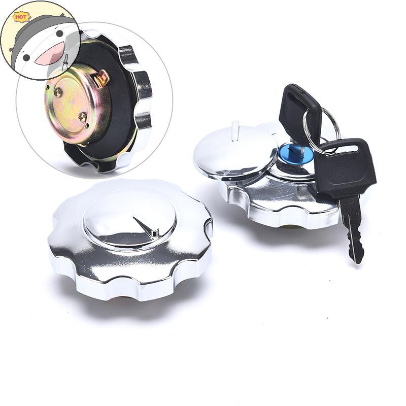 Lanf 1PCS รถจักรยานยนต์การใช้แก๊สถังฝาครอบชุดล็อคสําหรับ Honda CG125 อะไหล่ EN