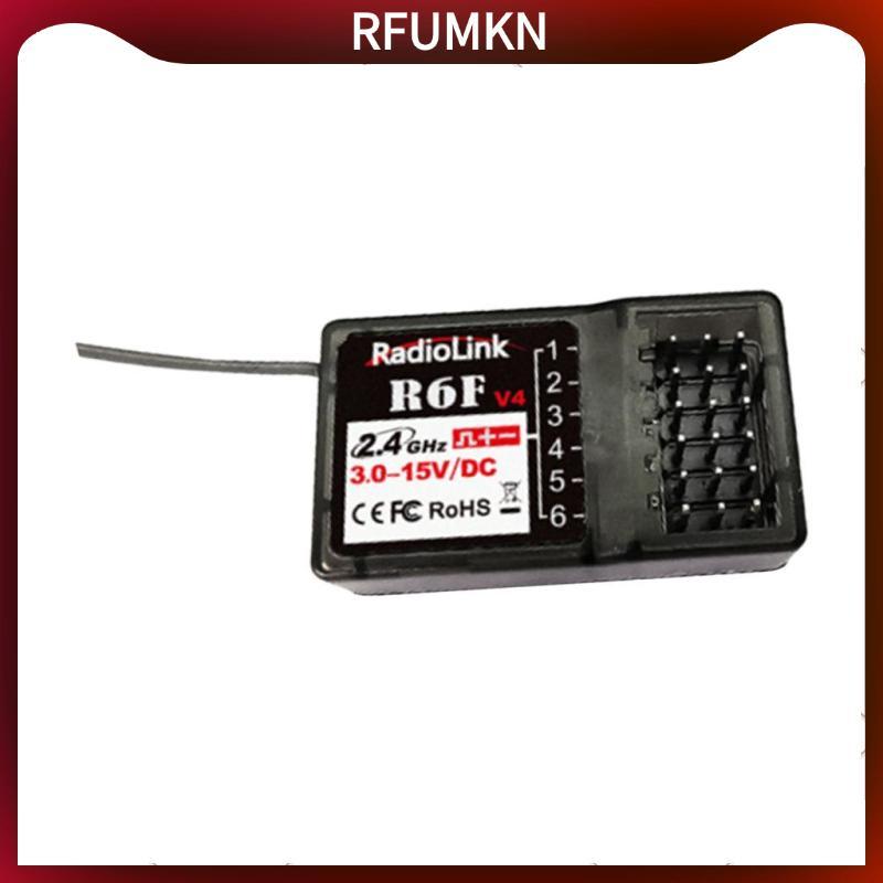 [rfumkn] ตัวรับสัญญาณ 2.4G 6 ช่อง R6F 3V-12V สําหรับ RC6GS V2/RC4GS V2/RC6GS RC4G T8FB