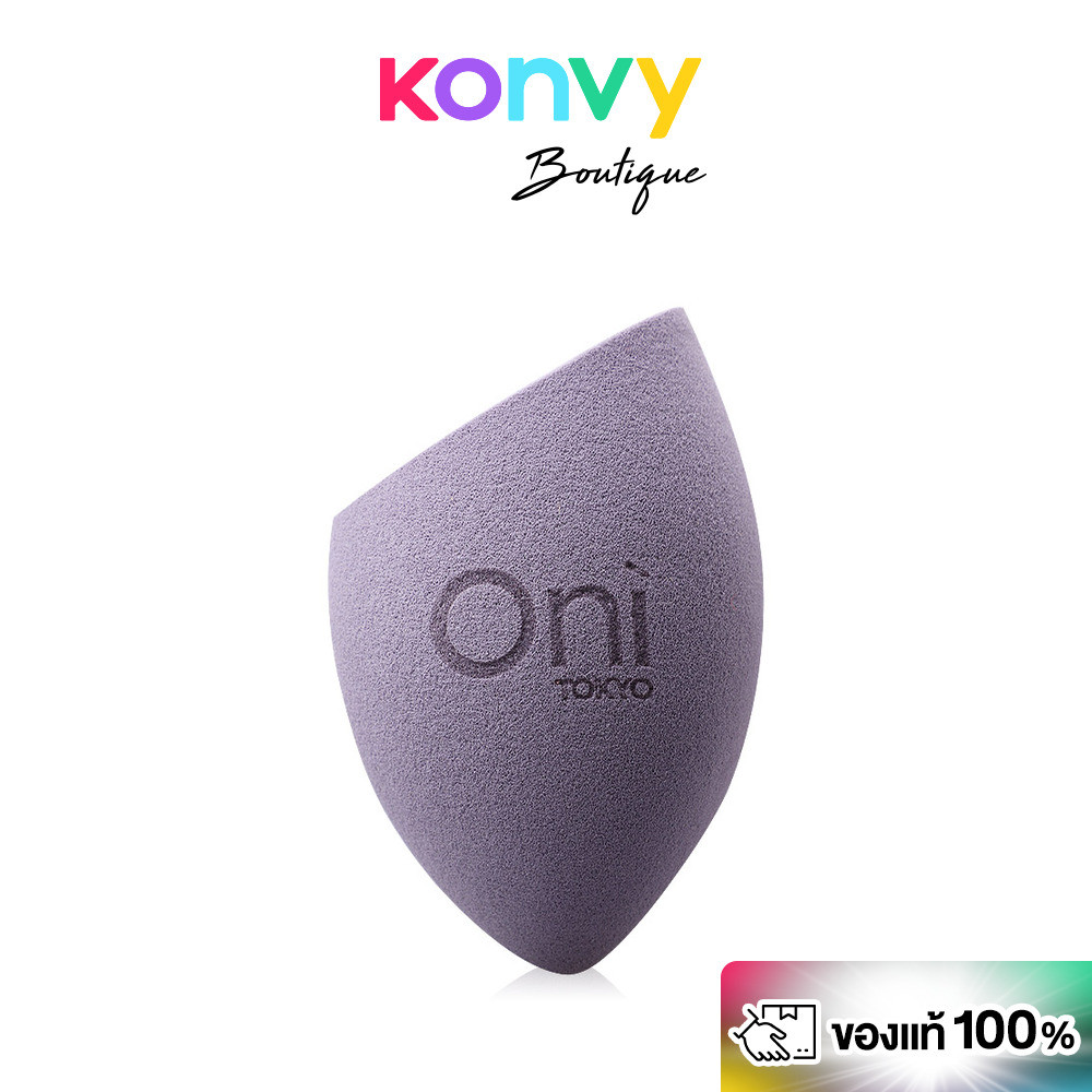 Oni Soft Sponge #Lavender Purple โอนิ ฟองน้ำสำหรับแต่งหน้า สีม่วงลาเวนเดอร์.