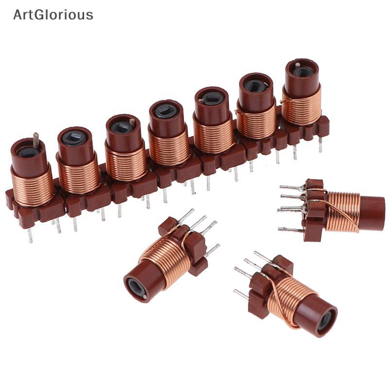 Art 10pcs 12T 0.6uh-1.7uh ปรับ High-Frequency Ferrite Core Inductor N