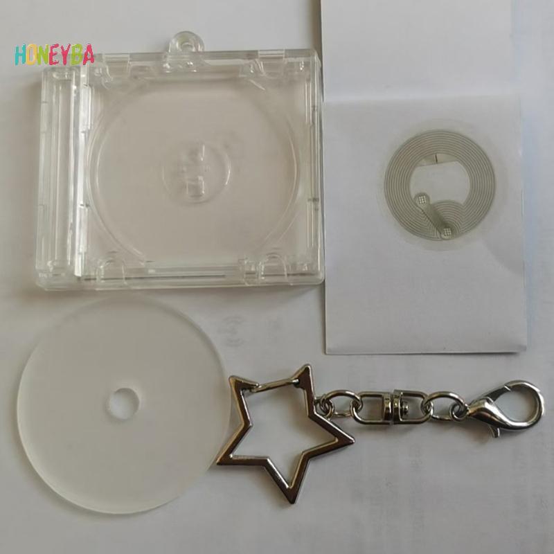 Honeyba Mini NFC CD Case Keychain กระเป๋าเป้สะพายหลังจี้ Nice