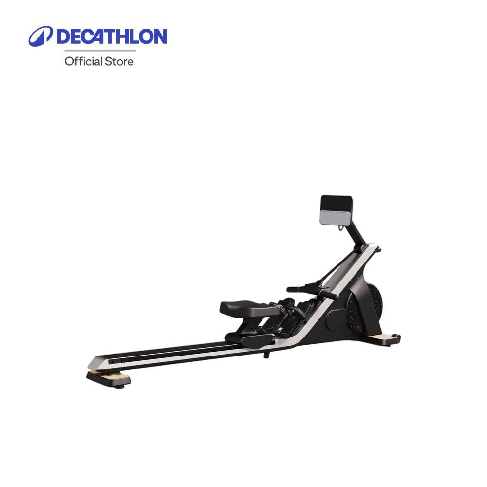 Decathlon กรรเชียงบกพร้อมระบบเชื่อมต่อรุ่น Training Rower 900 - Black