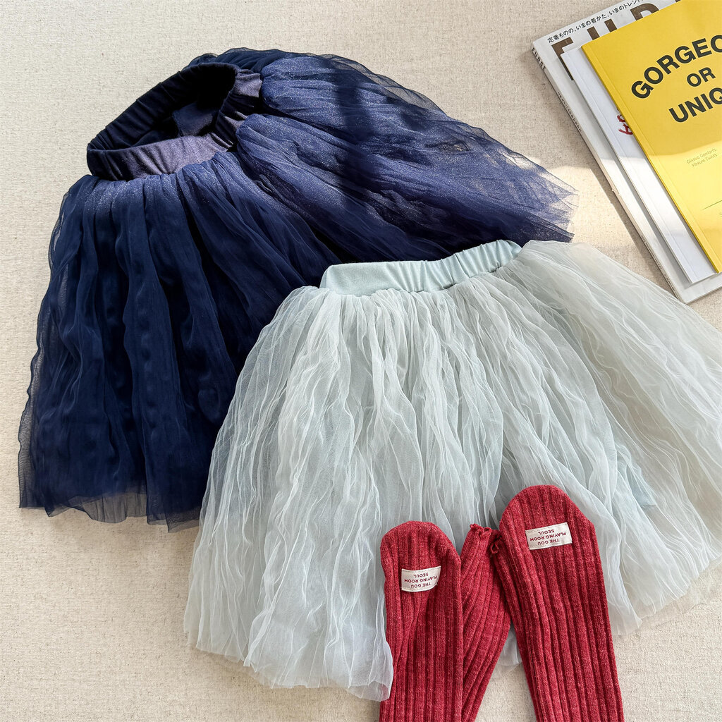 LLB-70 กระโปรงตาข่ายบัลเล่ต์ (Tutu Skirt) พร้อมกางเกงในตัว ดีไซน์นุ่มฟูเบาแต่ไม่โป๊ เพราะมีกางเกง cotton ด้านใน ใส่ง่...