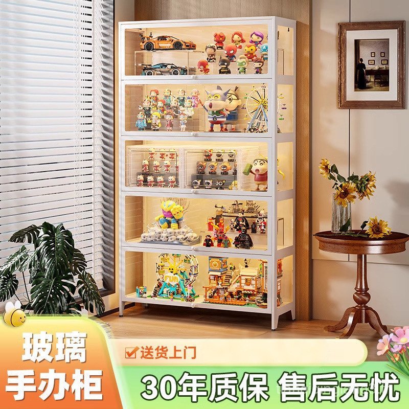 ตู้โชว์ Hand-Made Mystery Box Building Blocks Valley ตู้เก็บของปวดตู้ป้องกันฝุ่นดีบุกตู้กระจกตู้หนัง