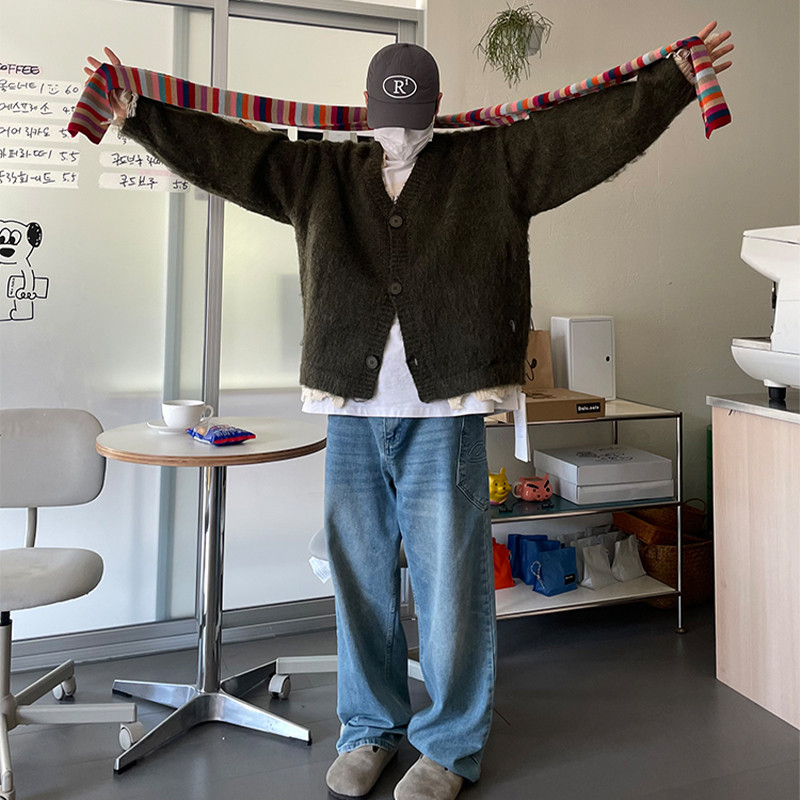 เสื้อสเวตเตอร์ถักผู้ชาย.CGGA National แบบเรโทรและทันสมัย เหมาะสำหรับฤดูหนาวปี 2022