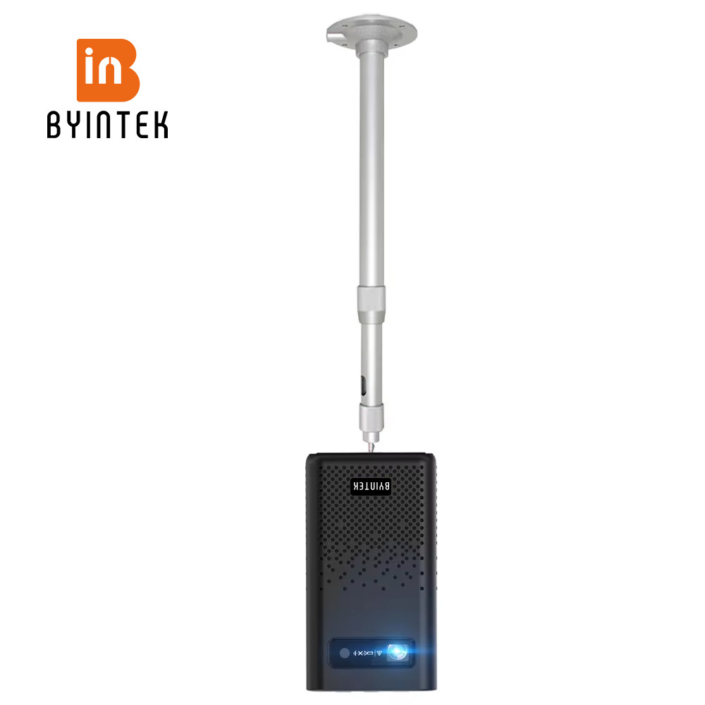 BYINTEK Mini Ceiling Mount Bracket 20 ซม.40 ซม.สําหรับมินิโปรเจคเตอร์ K8 K9 K18 C520 C720 P7 P20 P30