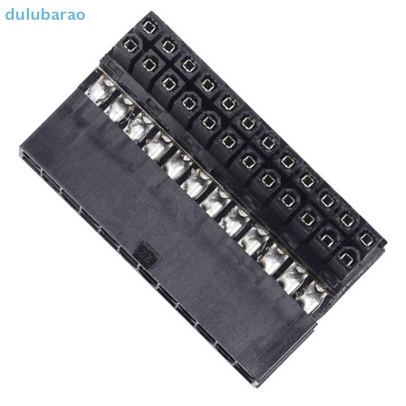 [DUL] ATX 24Pin 90 องศา 24pin ถึง 24pin ปลั๊กโมดูลอะแดปเตอร์สําหรับสาย PSU AO