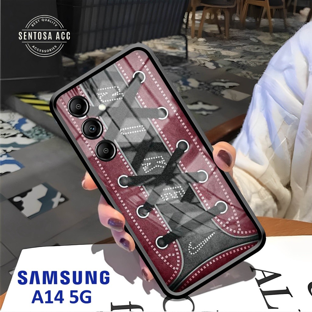 Softcase Glass Kaca SAMSUNG A14 (5G) - เคส HP SAMSUNG A14 (5G) [ S97 ].