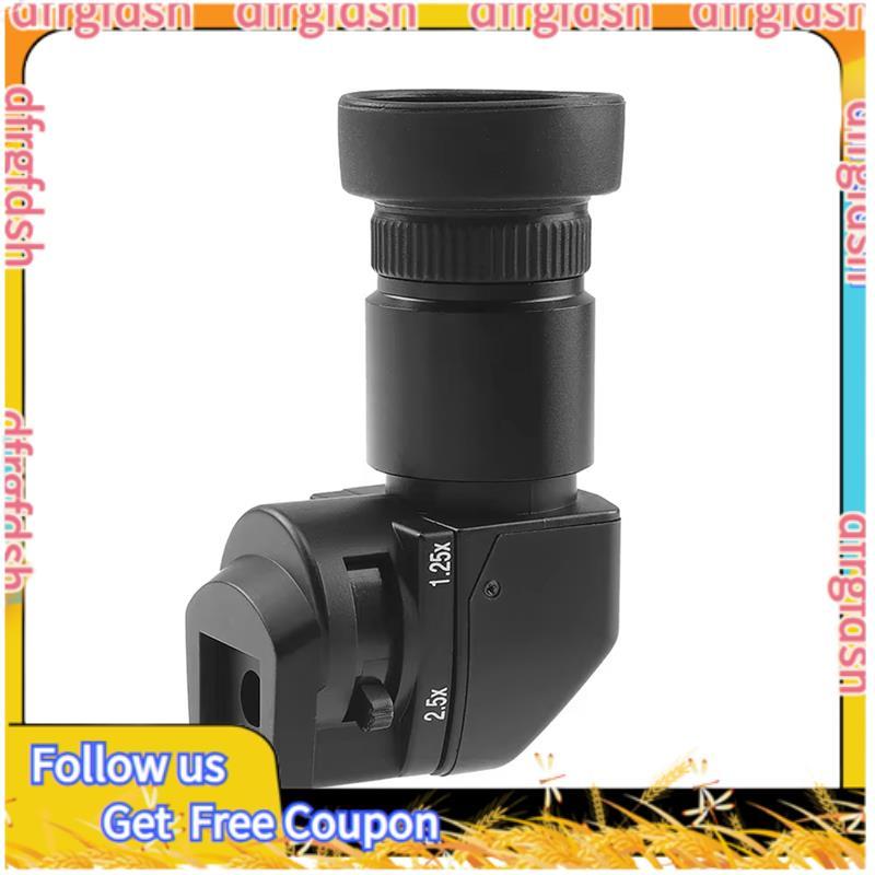 D & F ช่องมองภาพมุมขวา 1.25X2.5 View Finder สําหรับ 450D 600D สําหรับ D850 D800 K5 K7 R-Mount กล้อง
