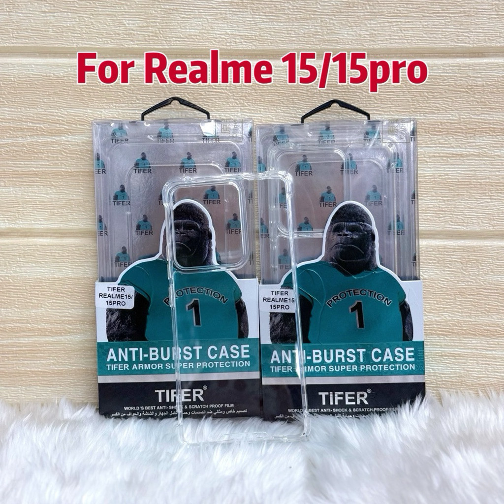 Kingkong เคสใส สำหรับ Realme 15 15Pro 14 14T 14pro 13 12 C75 C67 C65 C63 C55 C53 C51 5 5Pro