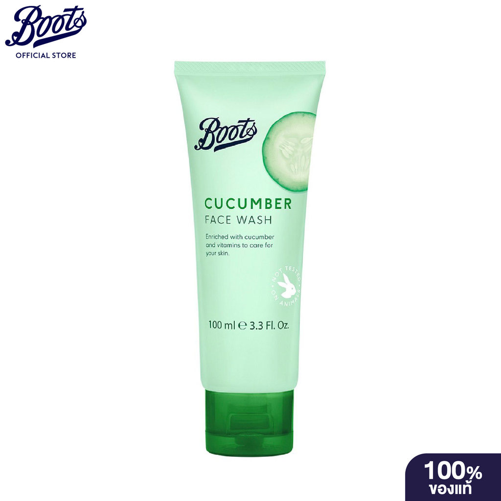 Boots Cucumber Face Wash 150Ml บู๊ทส์ คิวคัมเบอร์ เฟซ วอช 150มล.
