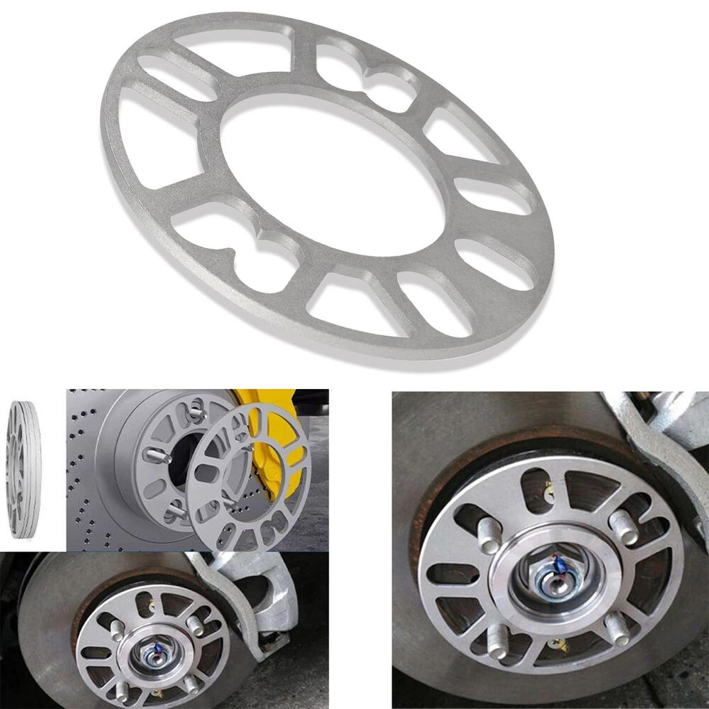 รถล้อ Spacers Shims แผ่น 5 มม.สําหรับ 4 Lug และ 5 Lug ขอบล้อ PCD 98 มม. ถึง 120 มม.4x100 4x108 4x100