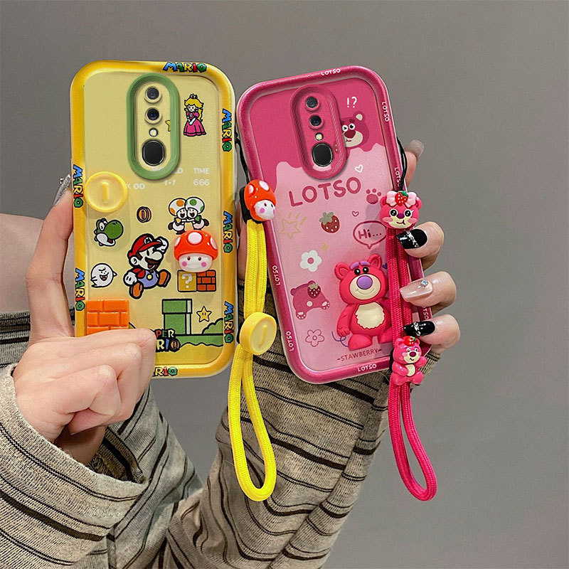 ซิลิโคนล้อมรอบอย่างเต็มที่ป้องกันกรณี oppo f9 f9 pro f11 f11 pro f15 f17 pro f19 f19s f19 pro f19 pr