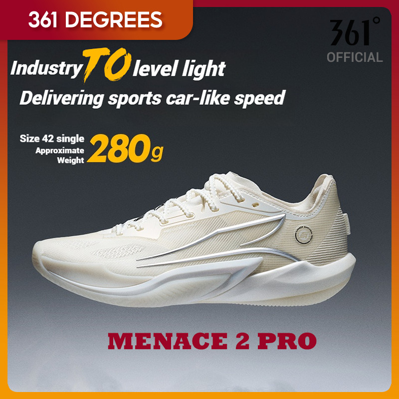 361 องศา Menace 2 PRO รองเท้าบาสเก็ตบอลผู้ชาย Menace Hurricane Combat Training Cushioning 672541110