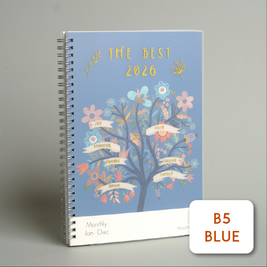 [PRINTMASTER] PNF-B5-X MASTERPRINT 2026 B5 MONTHLY VIEW PLANNER
