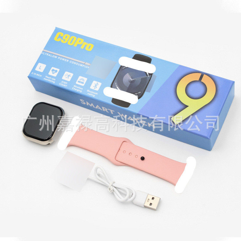 C90PRO สมาร์ทวอทช์ Huaqiang North s9 Smart Island บลูทูธแม่เหล็กไร้สายชาร์จสร้อยข้อมือกีฬา