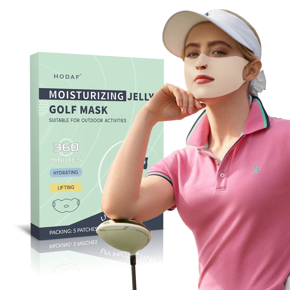 Ice Sticker Hydrogel Sunscreen Mask ผู้ชายผู้หญิง Skin Tone Golf Hydrogel Face Mask/10.30