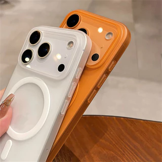 Hard Matte Magnetic Clear เคส for IPhone 17 Pro Max Air 11 14 13 15 16 12 17promax 15promax 16promax เคสโทรศัพท์มือถือ