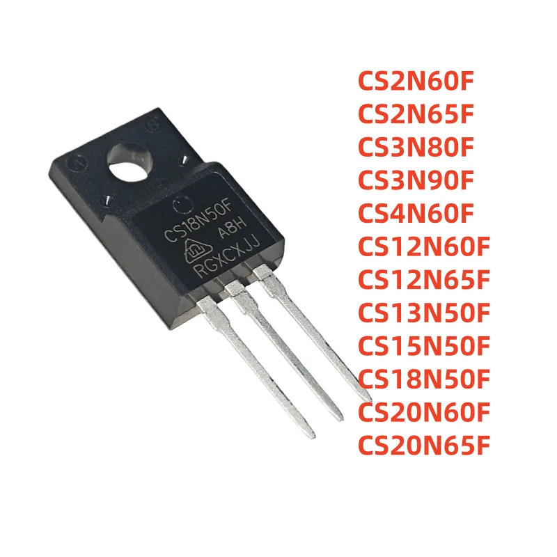 5PCS CS12N60F CS2N60F CS15N50F CS18N50F CS20N60F CS4N60F CS12N65F CS2N65F CS3N80F CS20F CS90F CS13F 