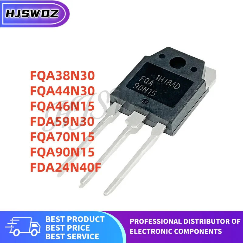 5PCS FQA46N15 FQA38N30 FQA70N15 FDA24N40F FQA44N30 FQA90N15 FDA59N30 TO-3P Field Effect ทรานซิสเตอร์