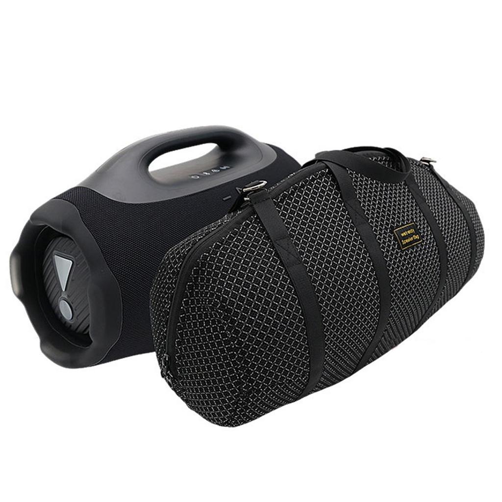 กระเป๋าใส่ป้องกันสําหรับลําโพง JBL Boombox 4, กระเป๋าผ้าบลูทูธไร้สายแบบพกพา Pouches Storage Hard Case กระเป๋าป้องกันพร้อมสายสะพายไหล่