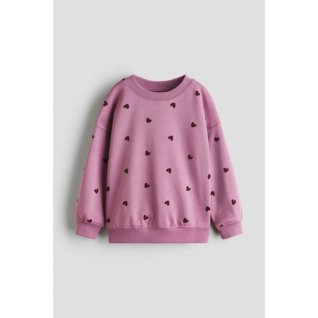 H&M(เอชแอนด์เอ็ม) สเวตเชิ้ตผ้าด้านในนุ่มนวล เด็กหญิง 1343383_2