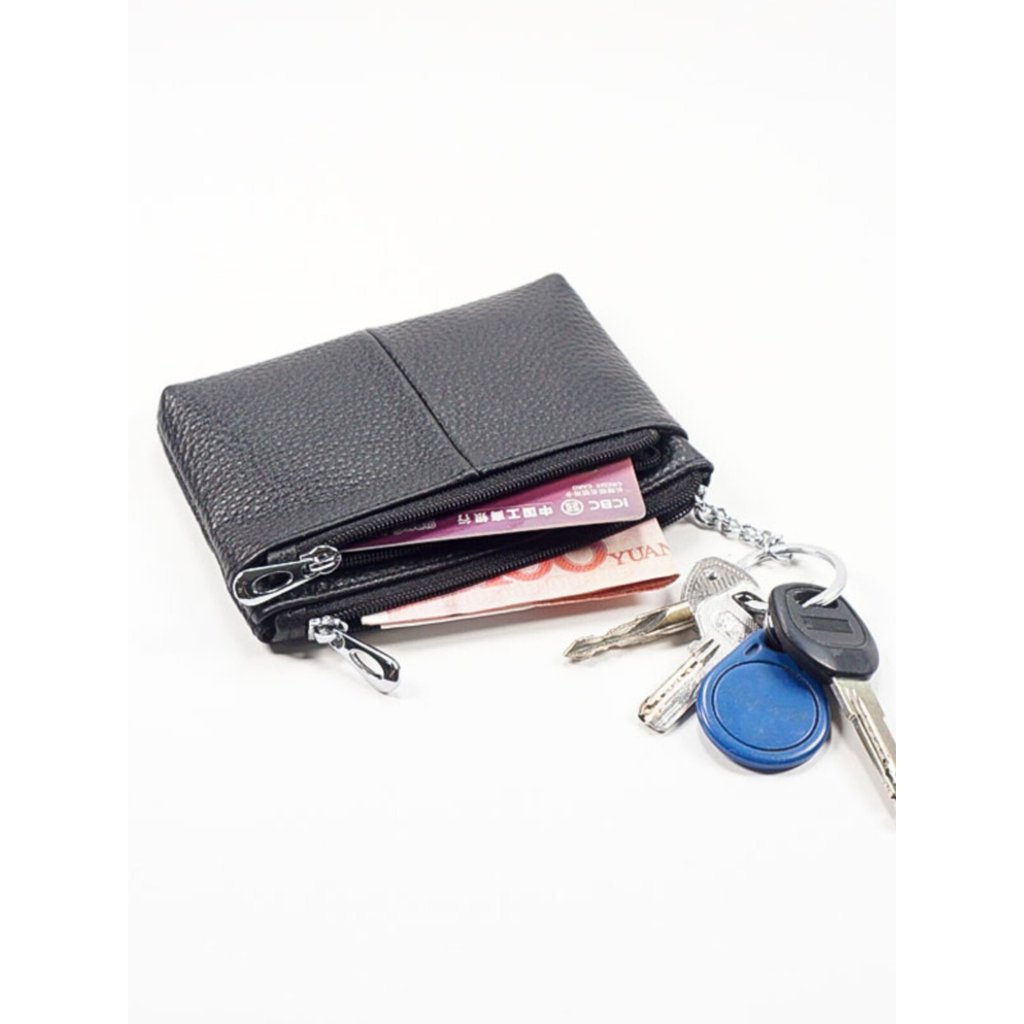 กระเป๋าเงิน wallet เปลี่ยนตําแหน่งหนังวัวชั้นแรกธุรกิจสีทึบสุภาพสตรี Z