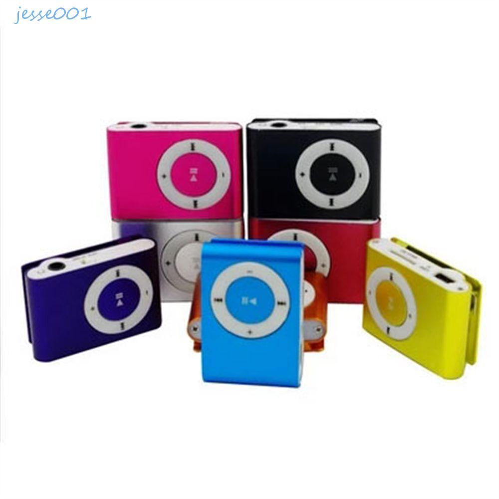 JESSE MP3 Player แฟชั่นแบบพกพา Media Player Walkman กระจกโลหะกีฬา MP3