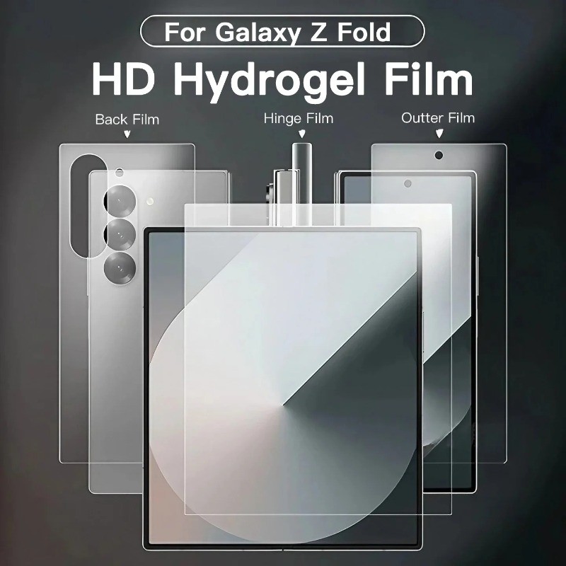 ฟิล์มไฮโดรเจลกันรอยหน้าจอ สำหรับ Samsung Galaxy Z Fold 3 4 5 6 7 8
