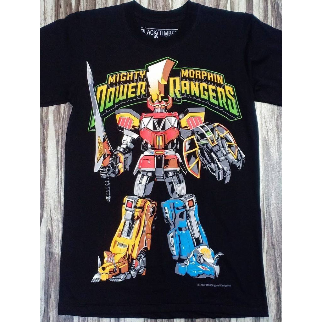 Bt163 Power Rangers Mighty Morphin Megazord หุ่นยนต์อะนิเมะญี่ปุ่นการ์ตูนภาพยนตร์ Edition Black Timb