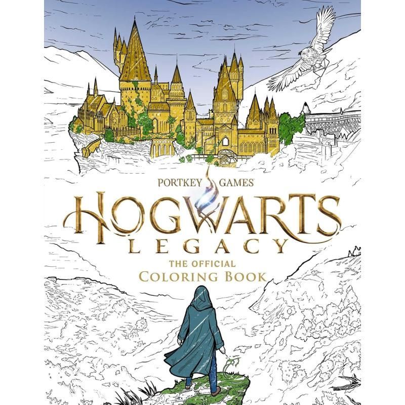 สมุดระบายสี Legacy Hogwarts English Original The Official Hogwarts Legacy Coloring Book