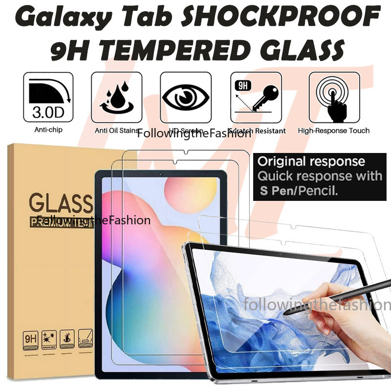 2PCS สําหรับ Samsung Galaxy Tab A11/S11/S10 Ultra/S10 Plus/S9 FE +/S8/A9/A8/S7/A7 Lite/S6 กระจกนิรภัยใส