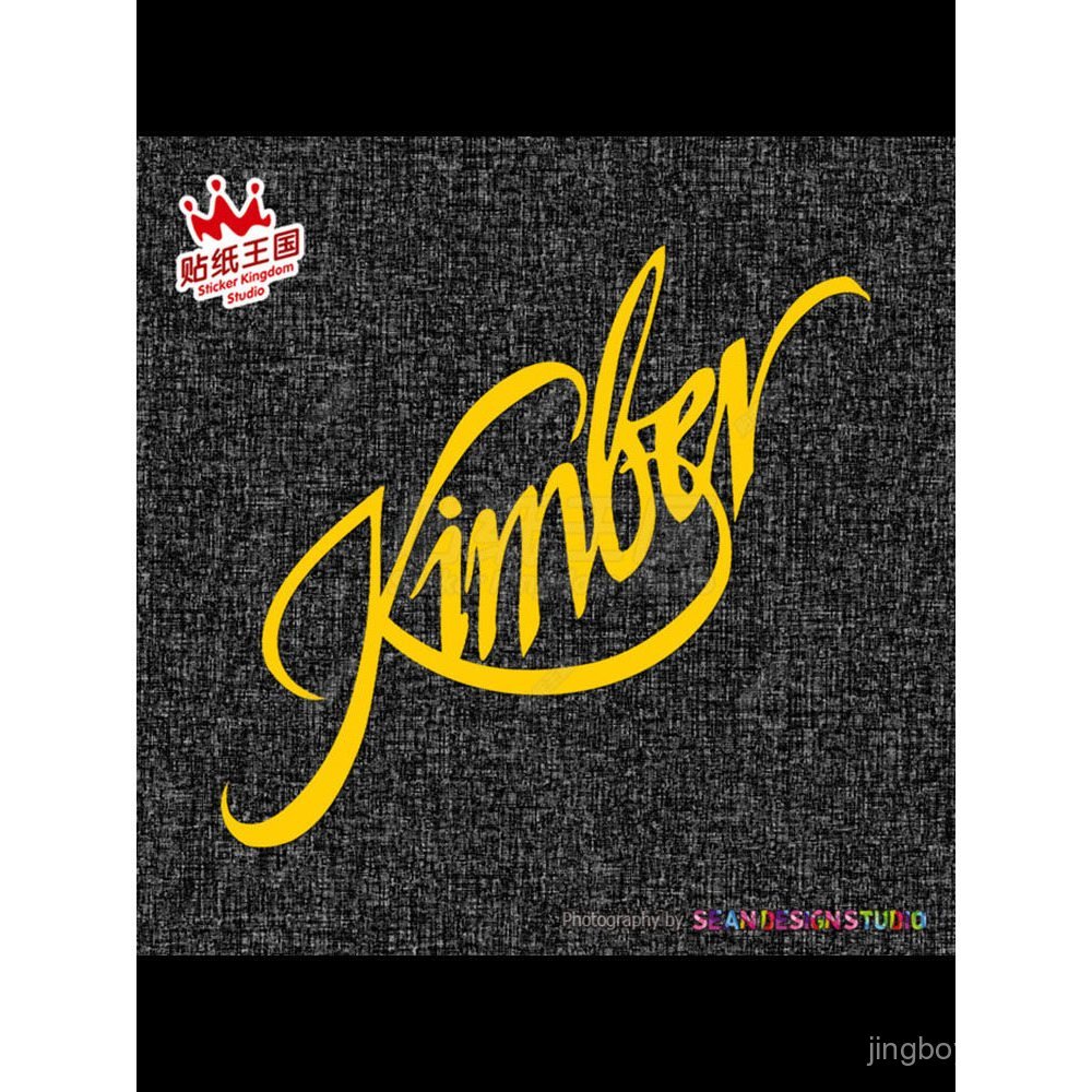 Kimber Kimber Kimber 1911 สติ๊กเกอร์ติดรถยนต์มีเอกลักษณ์สะท้อนแสง