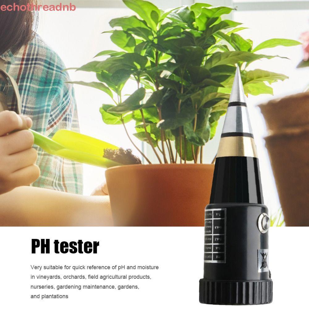 PIVOT ความชื้นดิน PH Meter, 2in1 กรวยรูปร่างเซ็นเซอร์โลหะ Probe, ปฏิบัติมือถือ ABS 3 ~ 8 PH ดินความเ