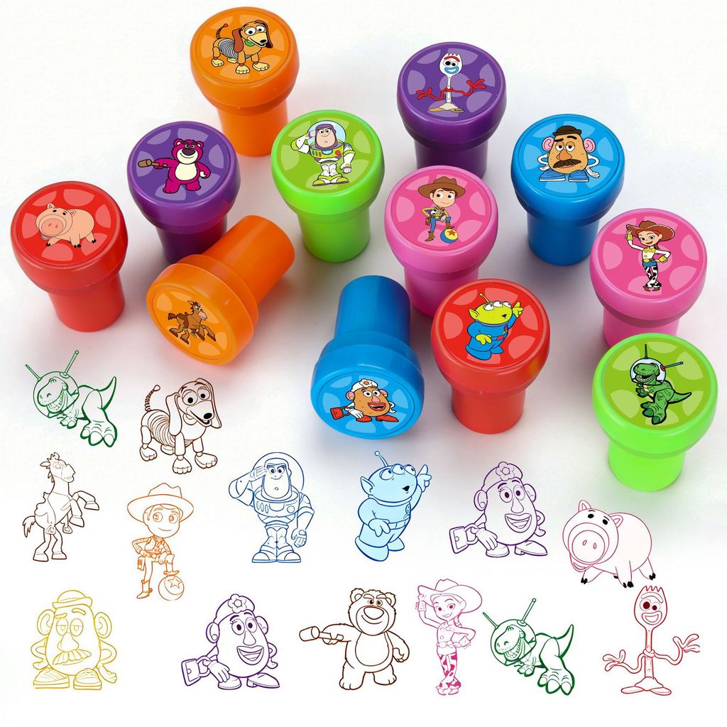 12 ชิ้น/กล่องใหม่ Toy Story ซีลเด็กโรงเรียนอนุบาลซีลหมึก creative limited edition Toy Story