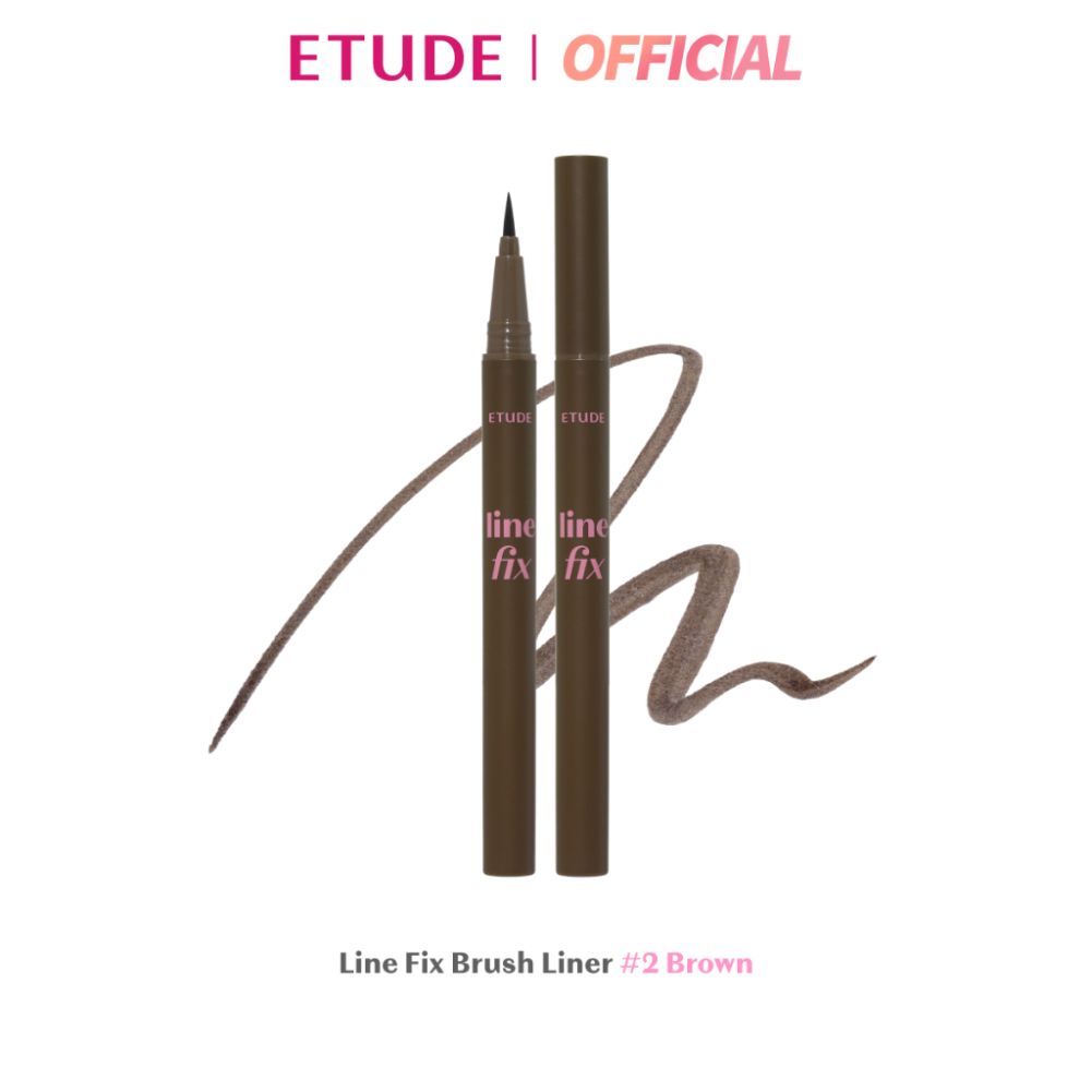 ETUDE Line Fix Brush Liner ปากกาไลเนอร์หัวเมจิก