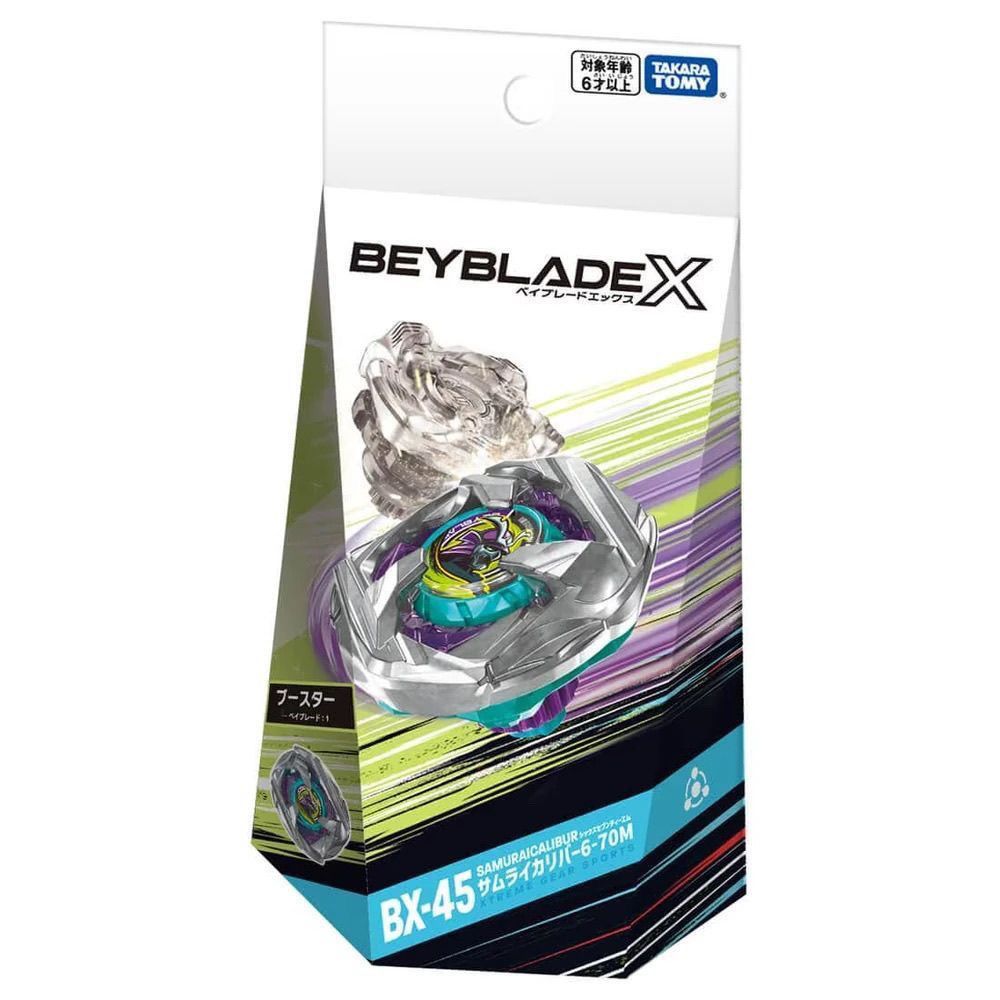 [คลังสินค้าพร้อม] Takara Tomy Beyblade X BX-45 Samurai Sword 6-70M Beyblade Toy