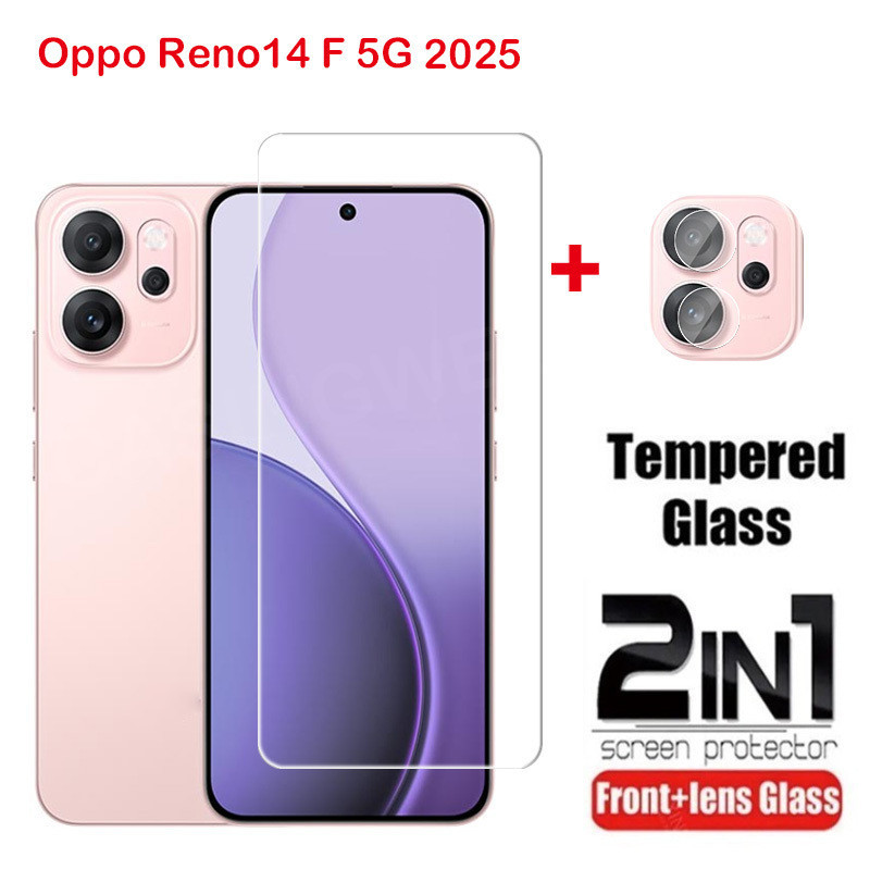 ฟิล์มกระจกนิรภัยสําหรับOppo Reno 14 F 14F 16 15 14 Pro Reno14F Reno14Pro Reno15 15F Reno16 Pro 5